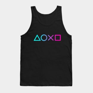 PS4 Ombre [Large Print] Tank Top